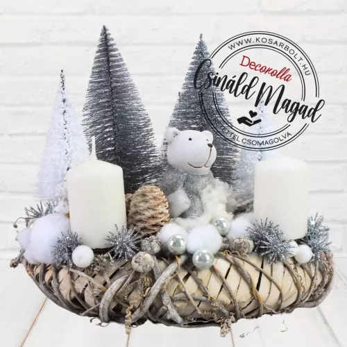 Csináld magad - Jegesmedve birodalom karácsony - Adventi koszorú