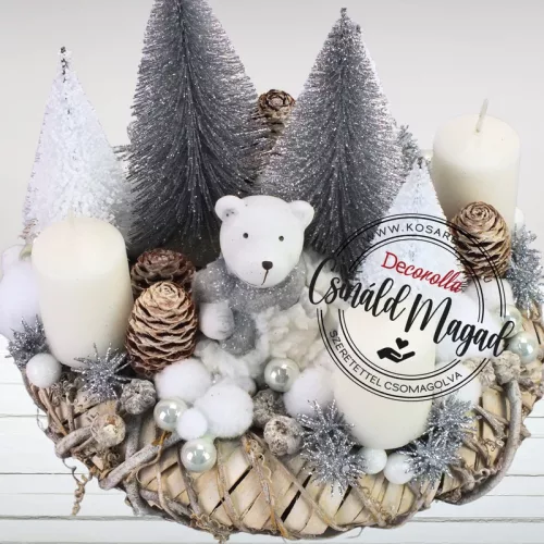 Csináld magad - Jegesmedve birodalom karácsony - Adventi koszorú
