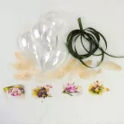 Csináld magad - DIY műanyag tojás tavaszi virágos 4db