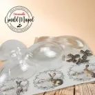 Csináld magad - DIY műanyag tojás nyuszi mintával 3db