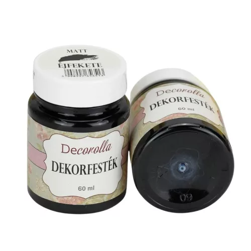 Decorolla matt dekorfesték 60ml éjfekete