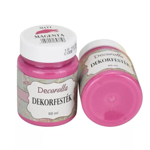 Decorolla matt dekorfesték 60ml magenta