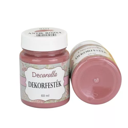 Decorolla matt dekorfesték 60ml  antik rózsa