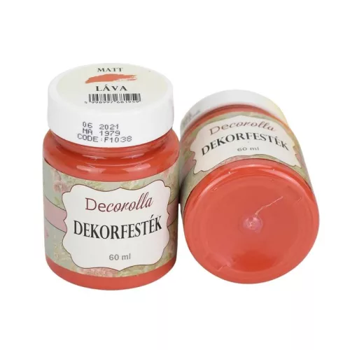 Decorolla matt dekorfesték 60ml  láva