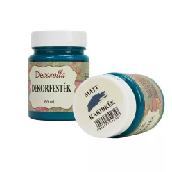 Decorolla matt dekorfesték 60ml karibkék