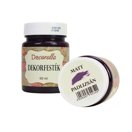 Decorolla matt dekorfesték 60ml padlizsán