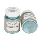 Decorolla selyem-metál dekorfesték 60ml  zöldezüst