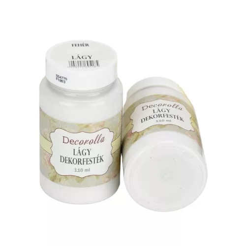 Decorolla lágy dekorfesték 110ml  fehér