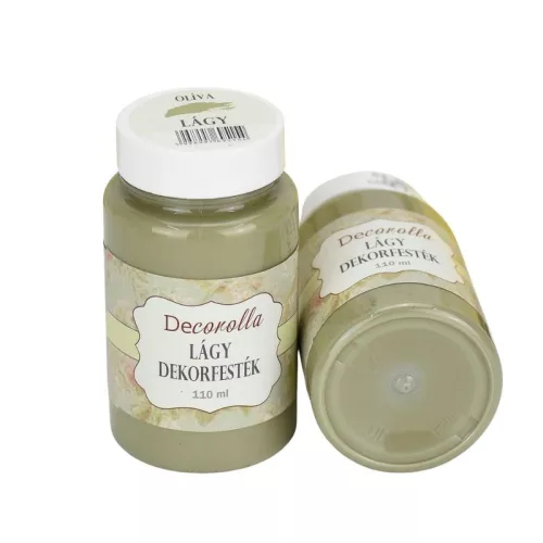 Decorolla lágy dekorfesték 110ml  olíva