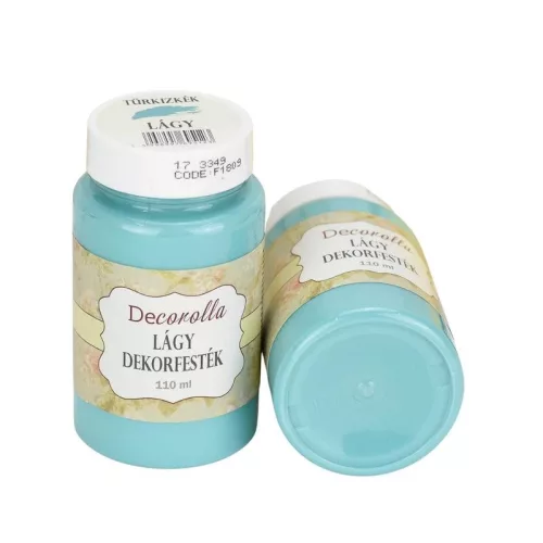 Decorolla lágy dekorfesték 110ml  türkizkék