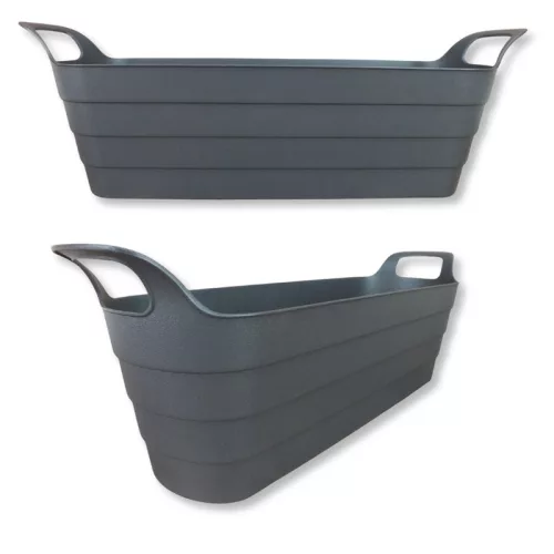 Balkonláda műanyag - antracit