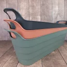 Balkonláda műanyag - antracit