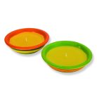 1db Citronella gyertya agyag tálban 11,5x3,2cm