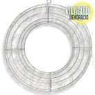 Világító koszorú - arany 38cm