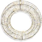 Világító koszorú - arany 38cm