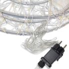 Világító koszorú - arany 38cm