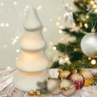 Világító porcelán fenyő 13cm