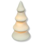 Világító porcelán fenyő 13cm