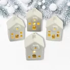 Kifesthető világító házikó 10 cm (4 féle)