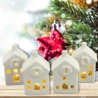 Kifesthető világító házikó 10 cm (4 féle)