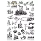 Kreatív Mix Media Szett ITD MS005 11db/cs