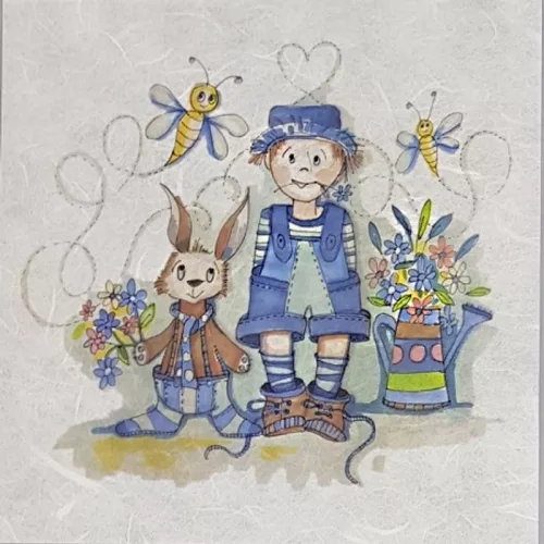 Rizspapír 14,8x14,8cm 6db/cs