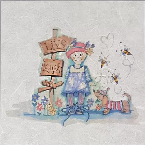 Rizspapír 14,8x14,8cm 6db/cs