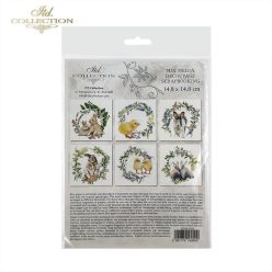 Rizspapír 14,8x14,8cm 6db/cs