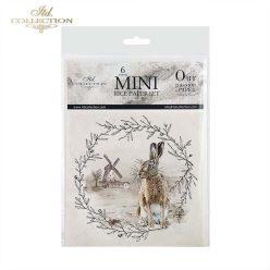 Rizspapír 14,8x14,8cm 6db/cs