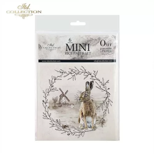 Rizspapír 14,8x14,8cm 6db/cs