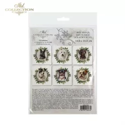 Rizspapír 14,8x14,8cm 6db/cs