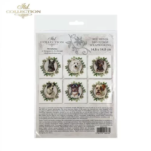 Rizspapír 14,8x14,8cm 6db/cs