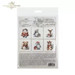 Rizspapír 14,8x14,8cm 6db/cs