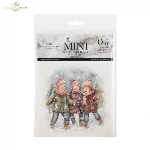 Rizspapír 14,8x14,8cm 6db/cs