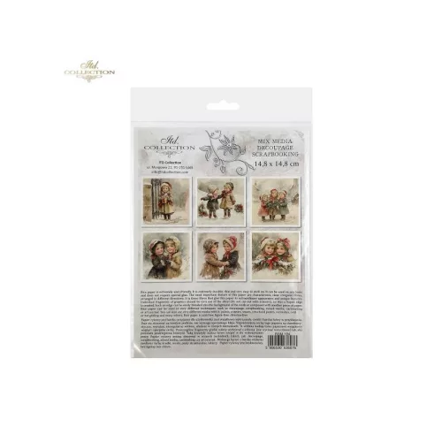 Rizspapír 14,8x14,8cm 6db/cs