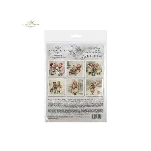 Rizspapír 14,8x14,8cm 6db/cs