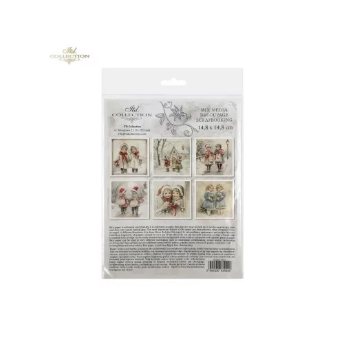 Rizspapír 14,8x14,8cm 6db/cs