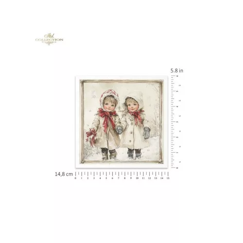 Rizspapír 14,8x14,8cm 6db/cs