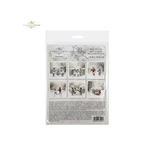 Rizspapír 14,8x14,8cm 6db/cs