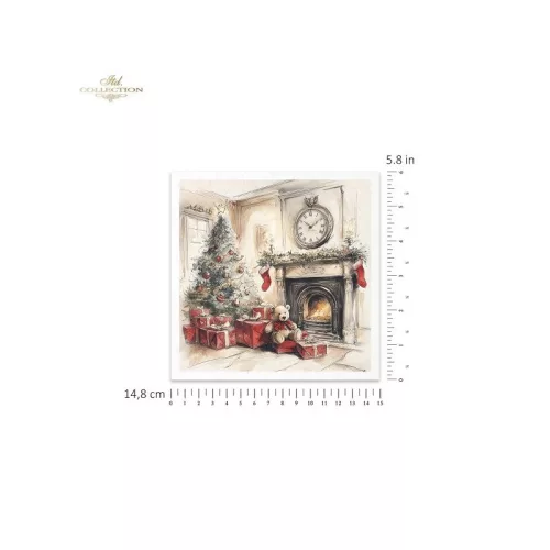 Rizspapír 14,8x14,8cm 6db/cs