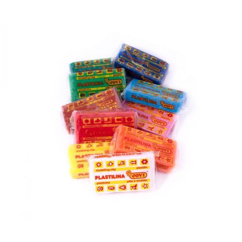 Plastilina tálca gyurma 10x50g válogatott színekben