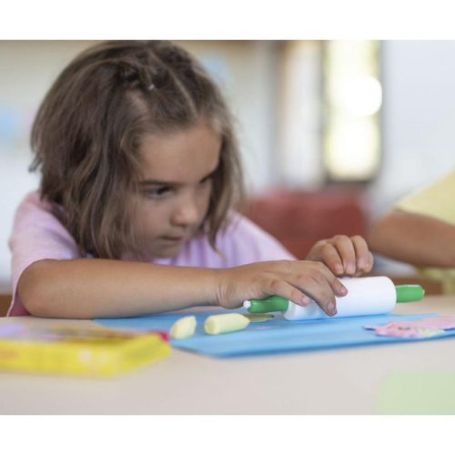 Plastilina tálca gyurma 6x50g válogatott pasztell színekben