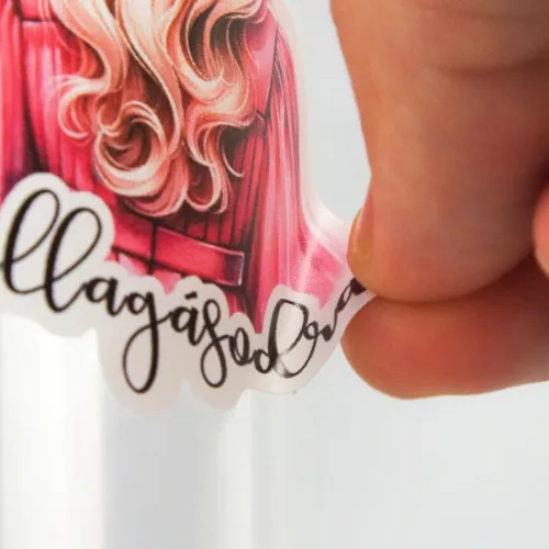 Matrica - ballagásodra lány 6db/lap