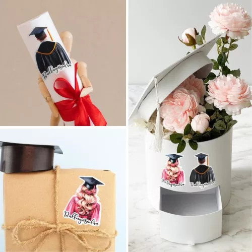 Matrica - ballagásodra fiú 6db/lap