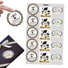 Matrica - ballagási fekete-arany vegyes 18db/lap