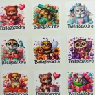 Matrica - ballagási ovis vegyes 15db/lap