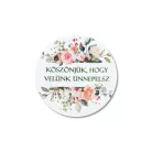 Matrica - köszönjük, hogy velünk... 15db/lap