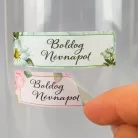Matrica - Boldog névnapot virágos matrica 20db/lap