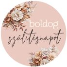 Matrica - Boldog születésnapot 3 forma 15db/lap