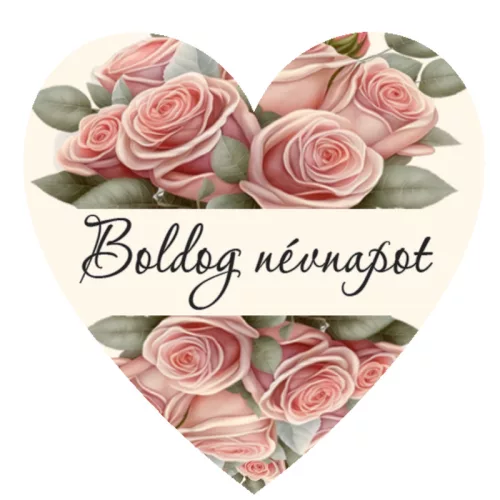 Matrica - Boldog névnapot 3 forma 15db/lap